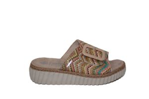 wijdte H 91 Beige/Multi